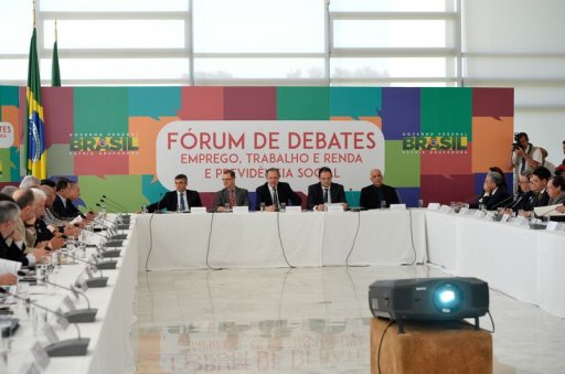 Reunião do Fórum de Debates da Previdência em 2015/Foto: Agência Brasil