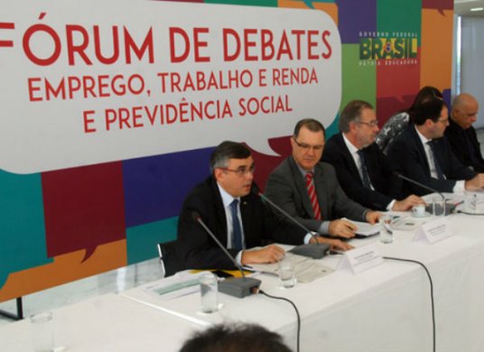 Primeira reunião do fórum que ocorreu em 2 de setembro do ano passado, em Brasília