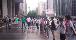 ernane rosas na marcha pelo clima